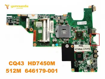 Originalni HP CQ43 matična ploča laptopa CQ43 HD7450M 512 M 646179-001 ispitano dobra besplatna dostava