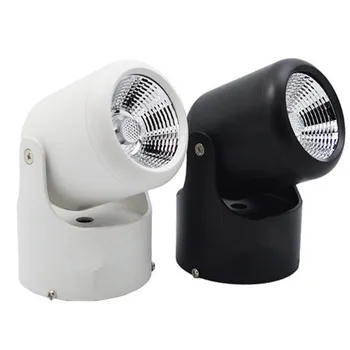 Downlights LED giratorios regulables de alta calidad, ajuste de superficie COB ac85-265V 10W12W15W18W, lámpara de punto para tec
