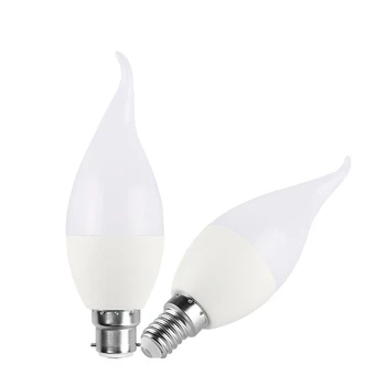 Led žarulja-svijeća 7 W Šiljast lampa/svjetiljka stražnji lampa Kristalnim lusterima Posebna ponuda E14 Dnevni boravak (Topla bijela/Cool white 220)