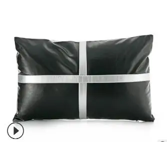 30x50 cm luksuzna поясная jastuk od umjetne kože, torbica za auto kauča, lumbalna jastučnicu, ukrasni jastuk od umjetne kože, torbica za domaćeg ureda, kućni dekor